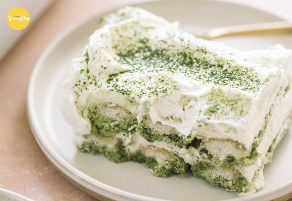 Bánh tiramisu trà xanh chuẩn ngon