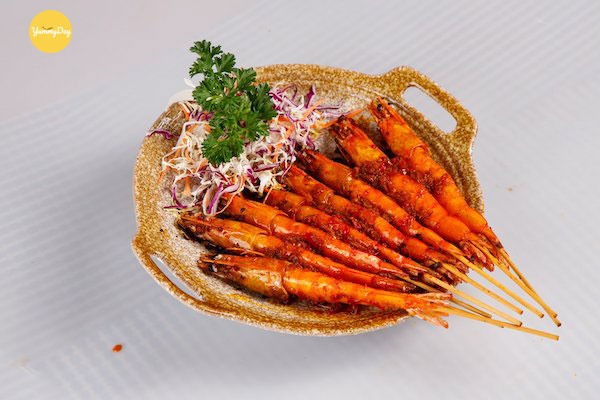 Tôm nướng sa tế ai ăn cũng phải xuýt xoa