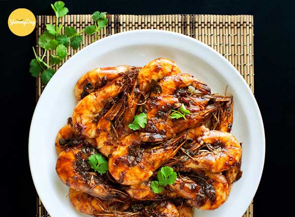 Món tôm rang me sốt chua ngọt ăn quá đã