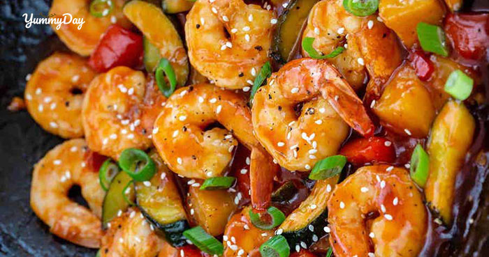 Tôm xào chua ngọt - Món ngon tuyệt hảo cho bữa cơm gia đình