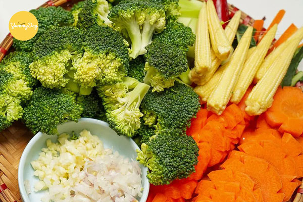 Sơ chế các loại rau củ
