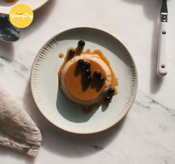 trà sữa bánh flan thơm ngon