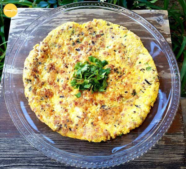 Trứng chiên cùng thịt bằm thơm ngon béo bổ