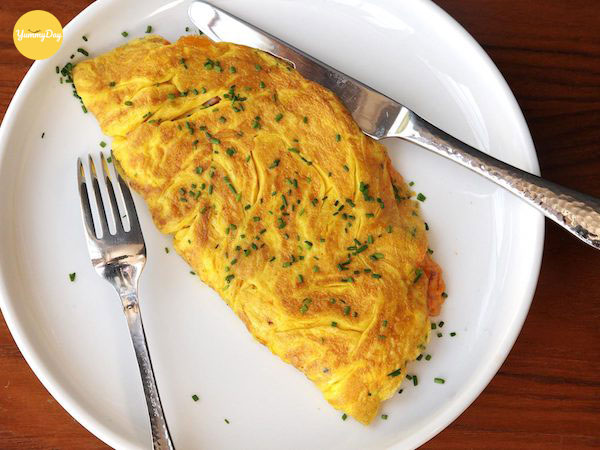 Trứng chiên pate đơn giản siêu ngon