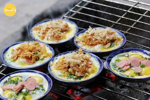 Thành phẩm món trứng cút nướng đặc sắc