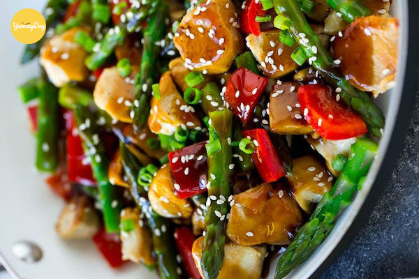 Ức gà xào rau củ dành cho những ngày ăn kiêng thiệt Healthy