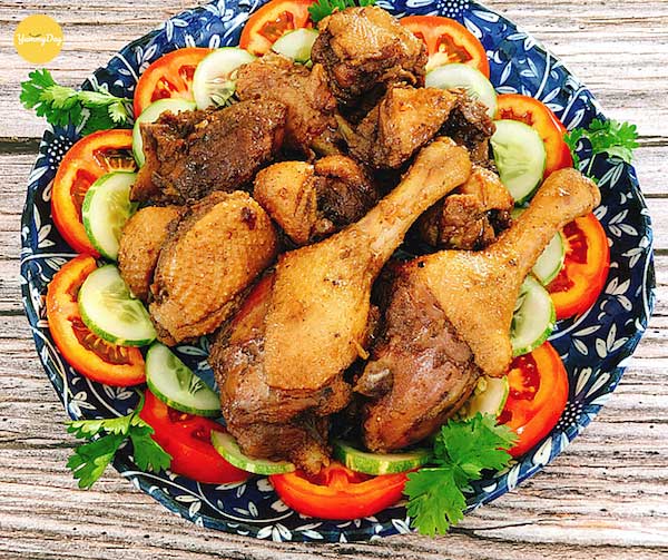 Món vịt chiên nước dừa thơm ngon hấp dẫn