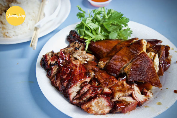 Thưởng thức kèm cùng cơm với rau là hết sảy