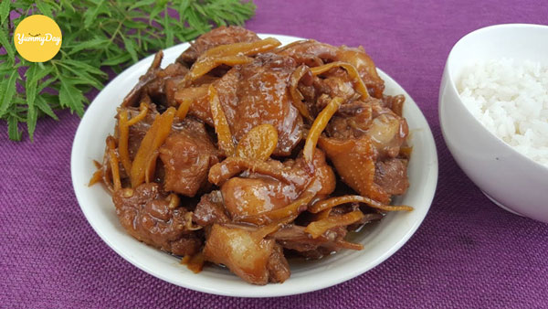 Món vịt kho gừng ai ăn cũng mê