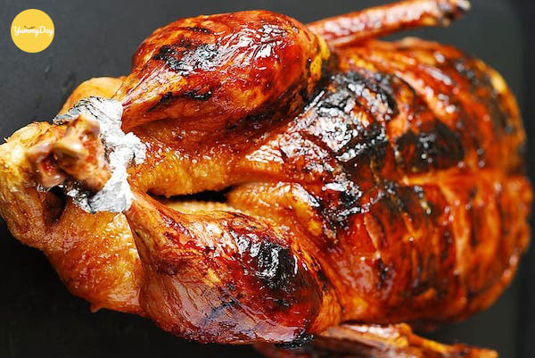 Món vịt nướng lu chuẩn hương vị quê nhà