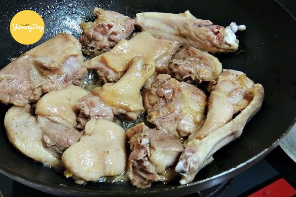 Xào vịt cho săn lại