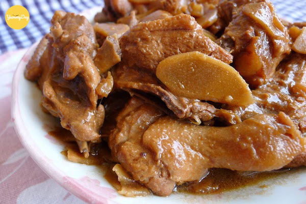Vịt kho gừng ngon không kém cạnh