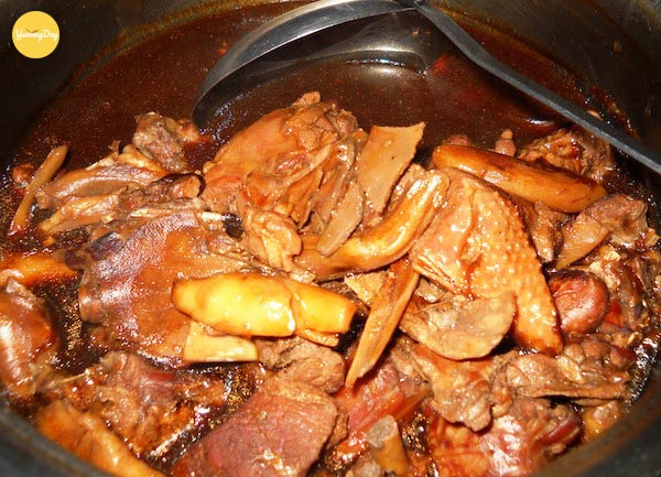 Món vịt kho gừng