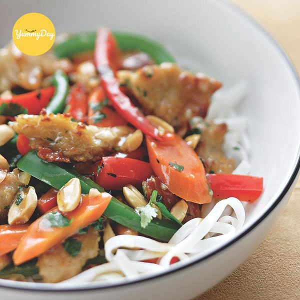 Món vịt xiêm xào lăn thành phẩm