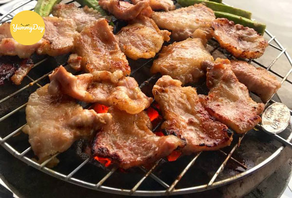 Nướng vú heo thơm lừng