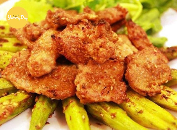 Cách làm vú heo nướng chao đậm vị
